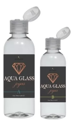 Vidrio Epoxi Cristal Liquido Aqua Glass Joyas 375
