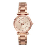 Reloj Fossil Es4301 Para Mujer Acero Inoxidable Strass