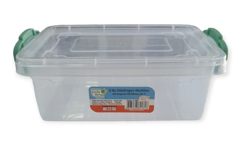 Caja Organizadora 750 Ml Libre Bpa Hecha Turquía 