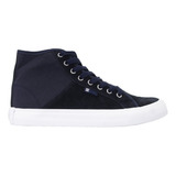 Zapatillas Dc Shoes Modelo Manual Hi Azul Oscuro Exclusiva