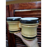 Bongos Infantil Intrumento Musical Juguete Madera Percusión 