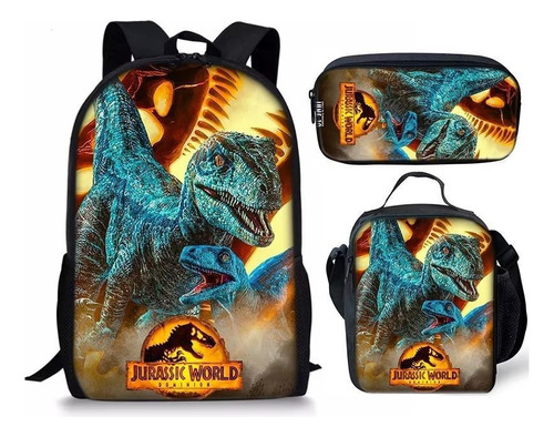 Estuche De Lápices De Moda Para Mochilas Escolares Jurassic