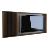 Centro Rack Tv Smart Lcd Led Flotante Con Estantes Escondido