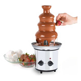 Torre Cascata De Chocolate Quente 4 Andares Fonte 110v Inox