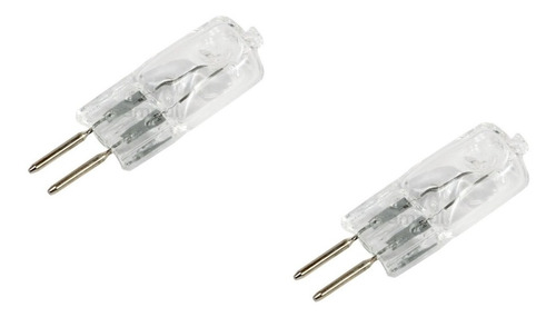 2 Ampolletas Bipin Halogena G5.3mm 220v 35w 3000 Horas 2700k Color De La Luz Calido 2700k