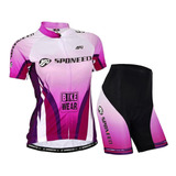 Sponeed Mujer Ciclismo Ropa Moda Ciclismo Jersey Y Juego De