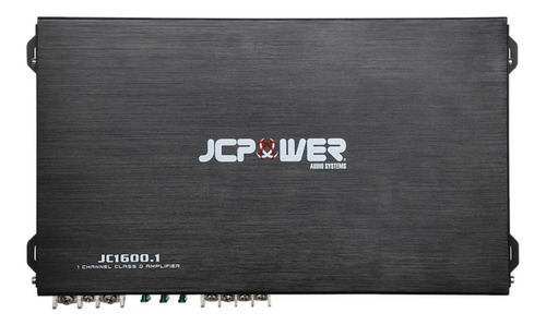 Amplificador De 1 Canal Jc Power Jc1600.1 Clase D 1600w 1ohm