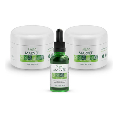 2 Pack Green Marvel De 120 Gr + Booster Concentrado Natural | Meses sin interés
