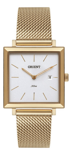 Relógio Orient Dourado Feminino Lgss1017 S1kx