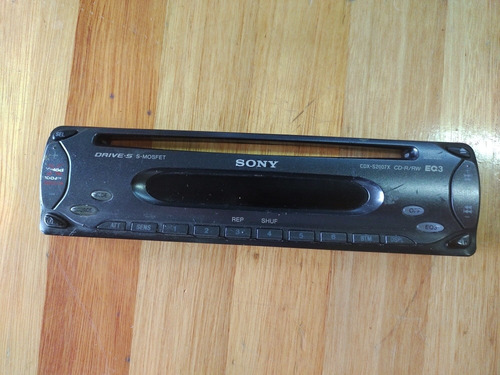 Frente Radio Cd Sony Modelo Cdx-s2007x Pra Conserto Ou Peças