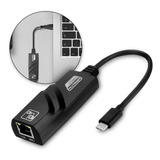 Adaptador Ethernet Usb-c Gigabit 10/100/1000 Pc Notebook Mac