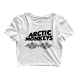 Cropped Banda Arctic Monkeys Estampa Rock