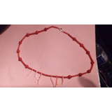 Collar Coral Rojo