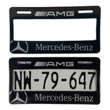 Par De Portaplacas Mercedes Benz Tipo Europeo Ancho