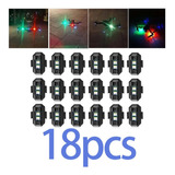 18 Uds Para Motocicleta Drone Mini Luz Estroboscópica Led