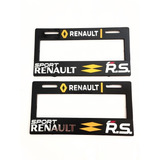 Par Porta Placas Autos Renault Rs Ancho