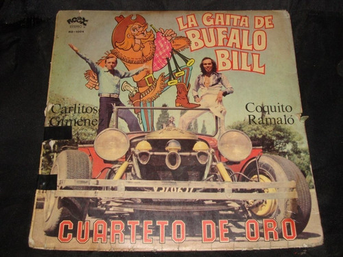 Vinilo Cuarteto De Oro La Gaita De Bufalo Bill C3