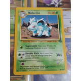 Nidorina 40/64,original De Pokemon Tcg,1999.