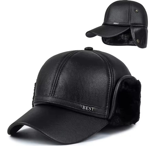 Gorro Ruso Piel Sintética Gorra Béisbol Visera Impermeable