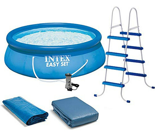 Piscina Inflable Redonda Intex Easy Set De 15 Pies, Compatib