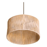 Lustre 50cm Rustica Loja Casa Decoração Pendente Luminária