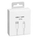 Cable Compatible Para iPhone 12 12 Pro 12 Pro Max 2 Metros