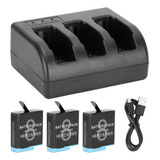 Slots De Bateria Para Goprohero 8/7/6/5 Ahdbt801 Preto