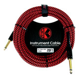 Cable De Plug A Plug De 6.3 Mm 6m Chapa De Oro Guitarra Bajo