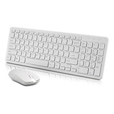 Combo Mouse Y Teclado Inalambrico Tipo Mac Dpi 1000-1200 Dpi