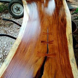 Mesa De Madera Exotica Teca 