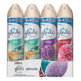 Aromatizante Ambiental Glade 400ml C/u 4pzas