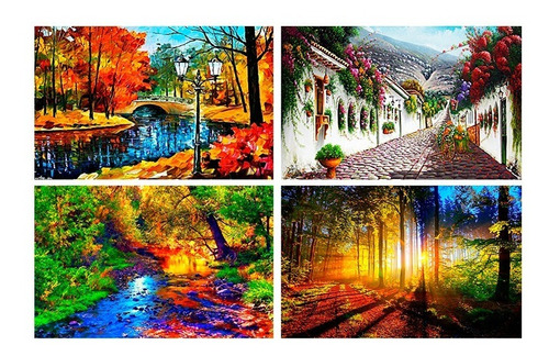 Paisajes Lienzo Lienzografías 60x90 Cuadros Impresión Arte