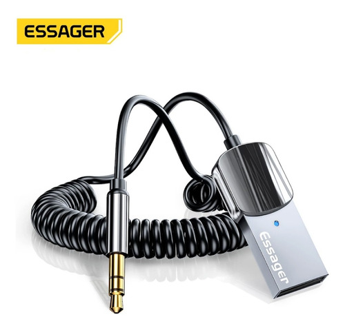 Receptor Bluetooth Auto Usb A Aux 3.5mm Con Mic - Essager