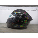 Casco Abatible Marca Half Certificacion Dot Con Luz Trasera