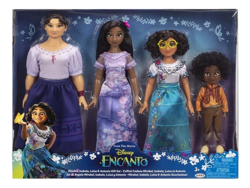 Disney Encanto Set 4 Piezas Isabela Mirabel Luisa Y Antonio