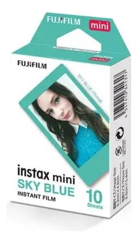 Filme Fujifilm Instax Mini Sky Blue, 10 Poses