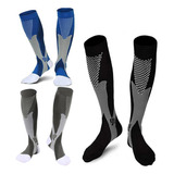 3 Pares De Calcetines Deportivos De Compresión Para Hombre,