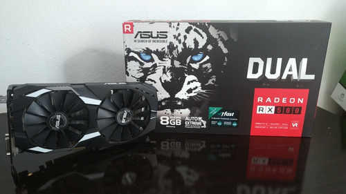 Placa De Vídeo Asus Amd Radeon Rx 580 8gb 