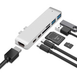 Adaptador Hub Usb C 7 Em 1 Macbook Pro Air M1 M2 Multi Apple