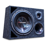 Caixa Trio Pioneer Completa Som Automotivo Carro 750w Rms