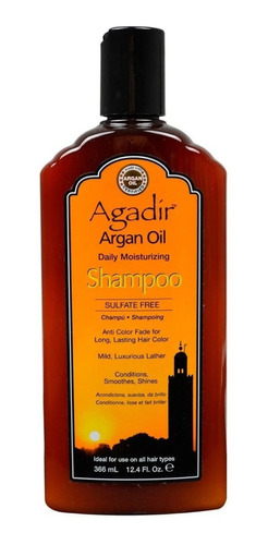 Shampoo Hidratante Aceite Argán Sin Sulfatos Mantiene Color