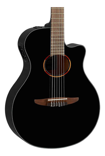 Yamaha Ntx1 Guitarra Clásica Electroacústica Negra Brillante