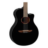 Yamaha Ntx1 Guitarra Clásica Electroacústica Negra Brillante