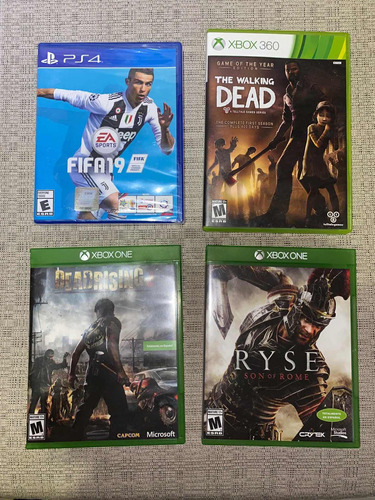 Juegos Varios Xbox One, Xbox360, Ps4, Fifa 19, Ryse, Twd, Ry