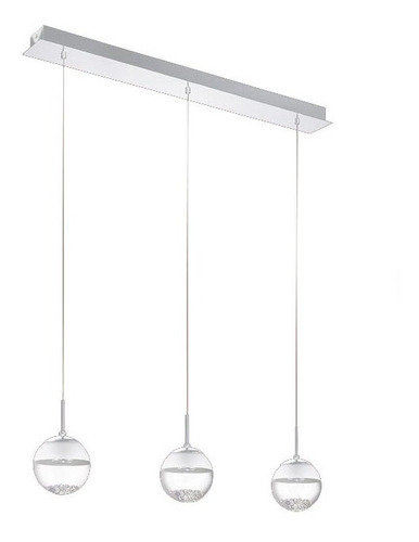 Lampara Colgante Techo Montefio 3 Luces 15w Moderno Living