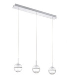 Lampara Colgante Techo Montefio 3 Luces 15w Moderno Living