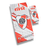 Toalla De Playa +  Toalla De Mano River Plate