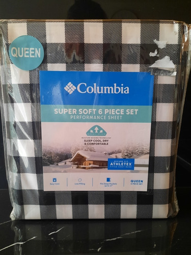 Juego De Sabanas Columbia Queen 6 Pzas