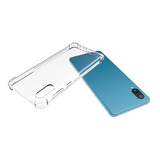 Funda Transparente Para Samsung A02 + Vidrio Anti Espia  