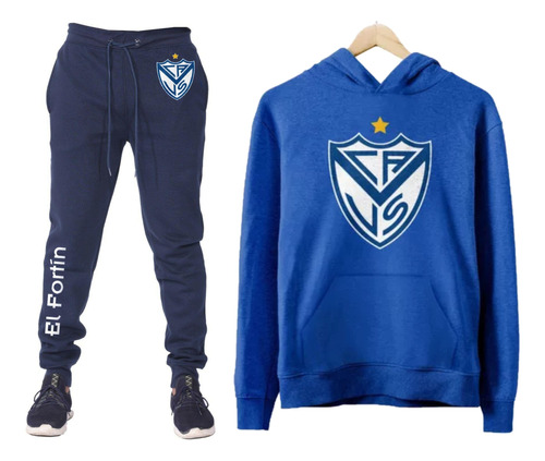 Conjunto Buzo + Jogging Velez Sarfield - Escudo - Vs_01